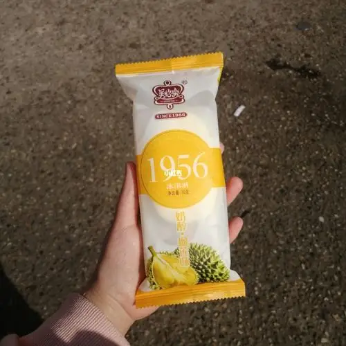 美怡乐1956榴莲冰淇淋绝啊 榴莲味恰到好处 口感顺滑细腻 救命98 快