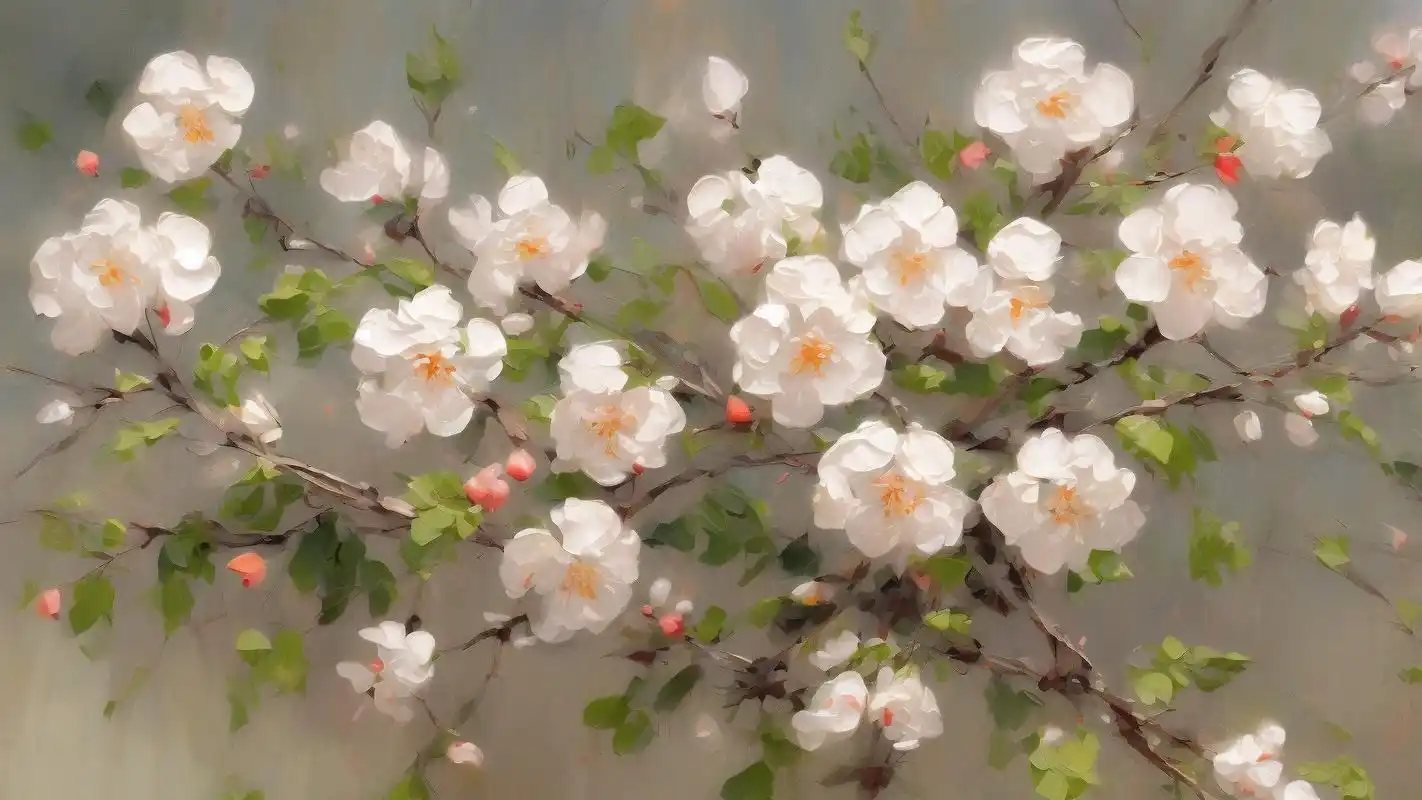 惊艳到极致的神仙梅花壁纸 梅花,作为中国的传统名花,一直以其傲雪