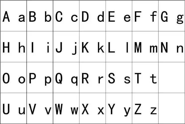 幼儿园26个字母大小写打印_文档下载