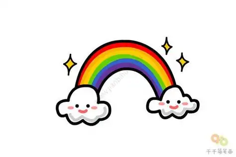 简笔画彩虹简笔画彩虹画法