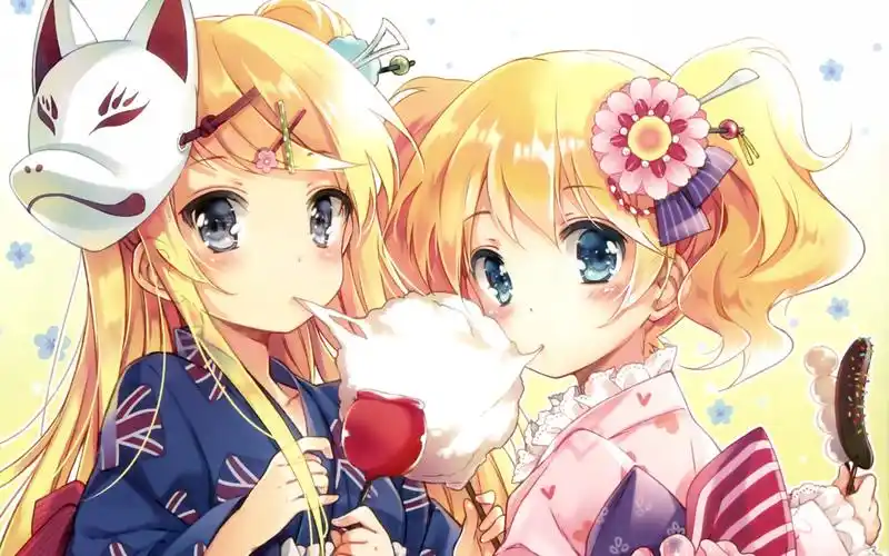 卡通图片,二次元,可爱,动漫人物,卡通,电脑壁纸,壁纸黄金拼图漫画图片