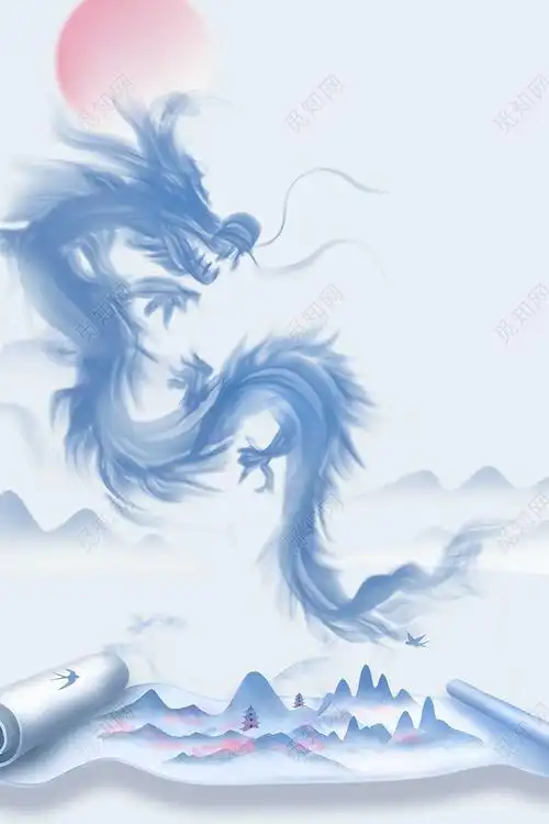 白色简约风简约水墨中节气清明节宣传清明节清明海报图片下载 - 觅知