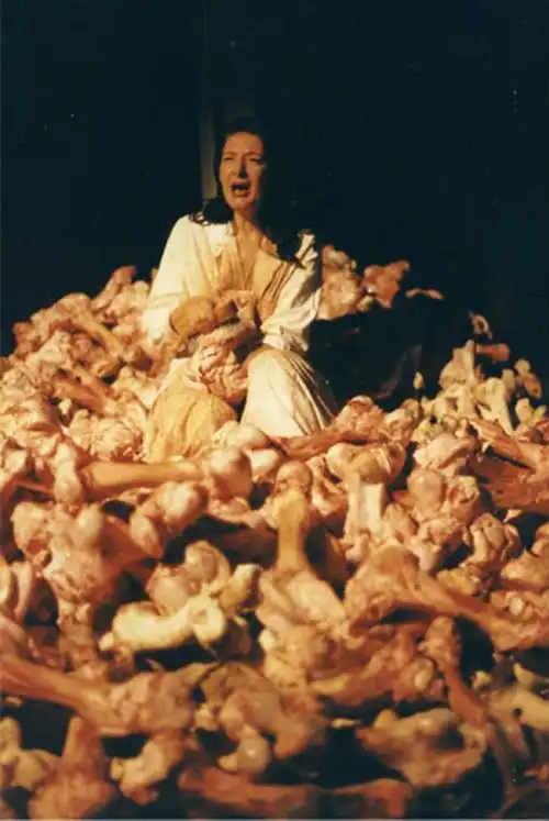 两个疯狂的行为艺术家一次浪漫的分手之旅marinaabramovic