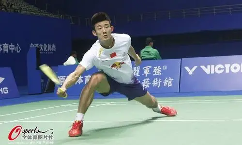 图文:谌龙2-0孙完虎进八强 谌龙防守面积大