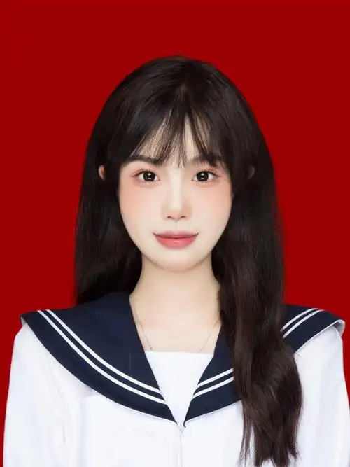 大一新生开学一寸照