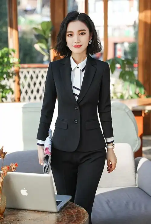 2018秋冬经典款西装职业装女装2018新款西服时尚秋冬女士正装