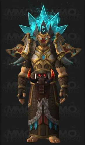 魔兽世界各职业t21模型来了,依次是战士,法师,牧师,死亡骑士,德鲁伊