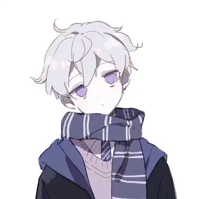 高清 模糊 男生 男头 酷拽 画师 壁纸 背景 动漫 清新 黑白 少年 好看