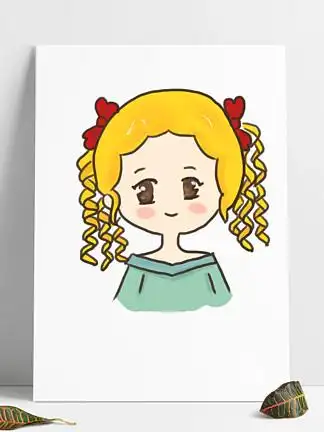 【公主卷发人物卡通】图片免费下载_公主卷发人物卡通素材_公主卷发