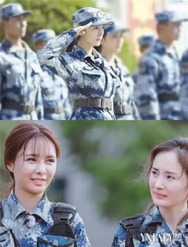 【图】杨幂进军营纯素颜出镜 与佟丽娅孙杨等人并肩作战