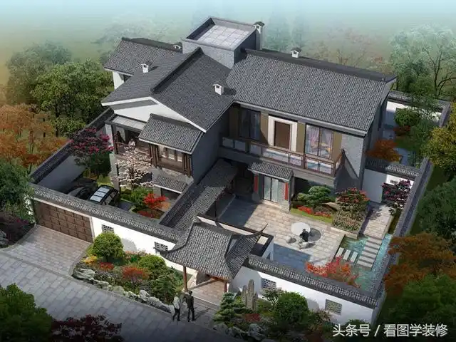 农村四合院房屋设计效果图大全,美不美看了再说