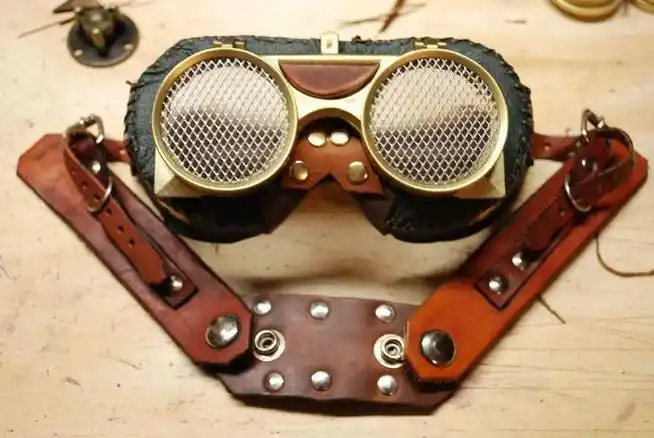 绘画参考#蒸汽朋克护目镜