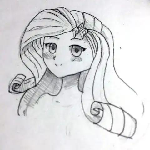 小马国女孩珍奇简笔画