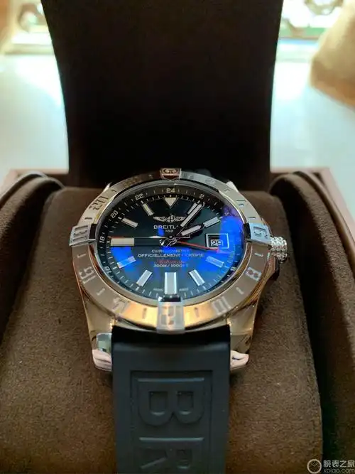 名表论坛 百年灵手表论坛 纠结半月终于入手黑面复仇者gmt  之前的号