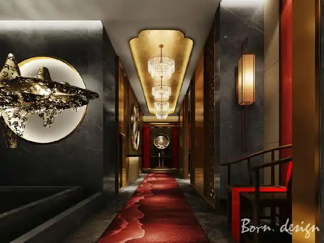 浓郁中式宫廷风六扇门夜宴