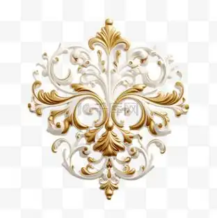 金色花纹装饰图案png图片_金色花纹装饰图案png素材-金色花纹装饰图案