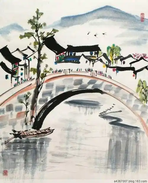 吴冠中散文:桥之美_直线_形式美_石桥