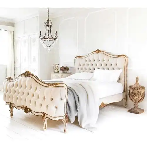 美式法式复古实木床欧式奢华雕花双人公主床英伦风宫廷女王卧室床