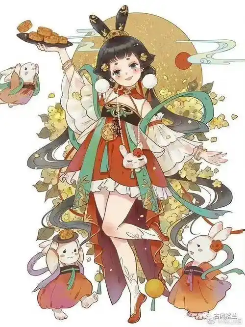 二十四节气拟人图——这也太好看了吧_古风_微信_楼兰