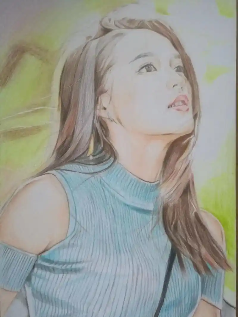 李泌#人物肖像 #纯彩铅手绘  - 抖音