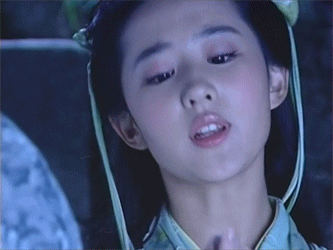 刘亦菲美女迷人女神可爱gif动图_动态图_表情包下载_soogif