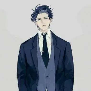 动漫高冷西装男头像 动漫头像图片大全 -【爱个性】