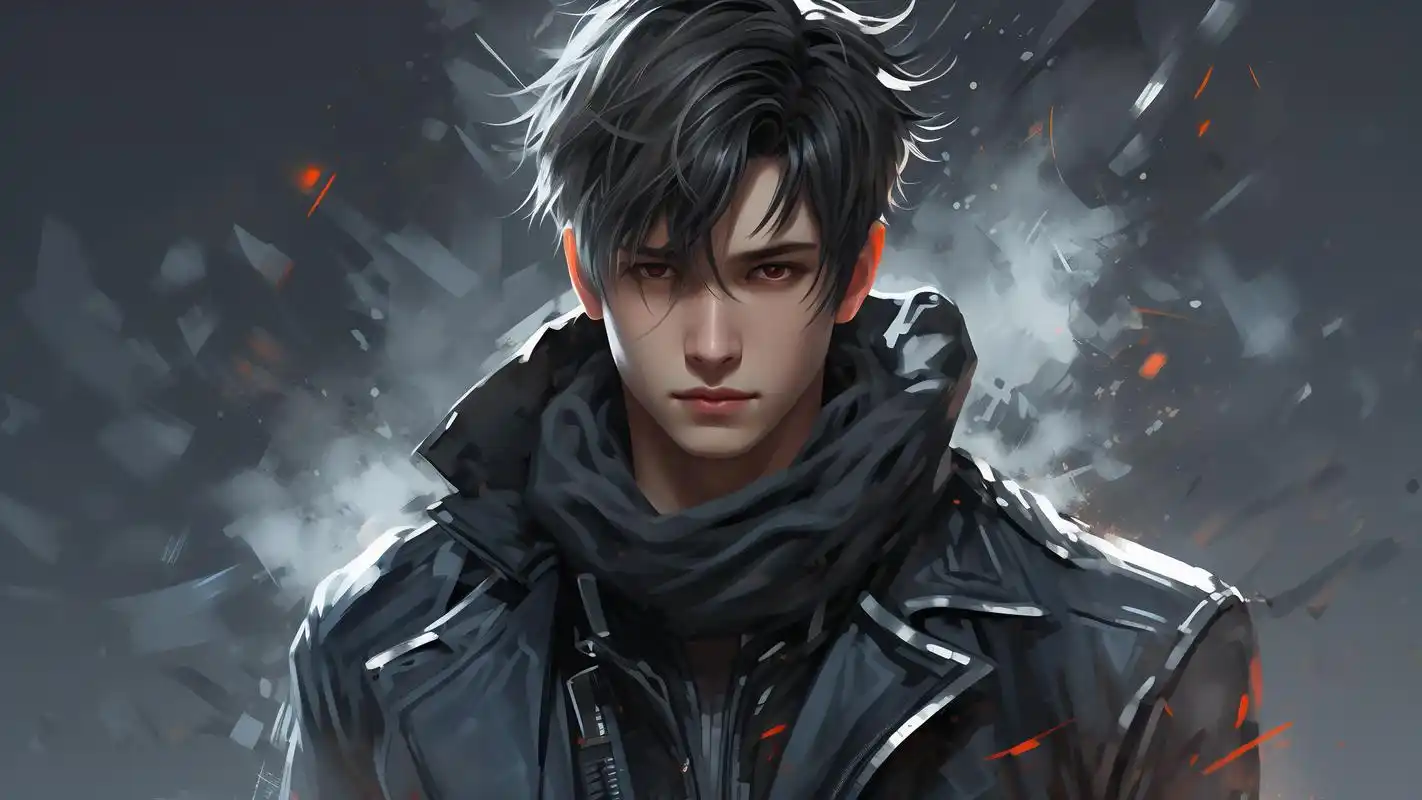 来看看这组二次元高冷男神露肤壁纸吧!