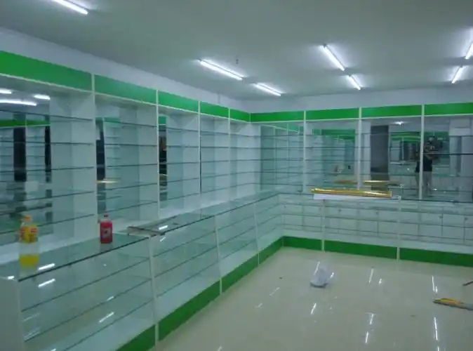 供应西药柜 定做西药柜 西药前柜展柜制作木制展柜玻璃柜定做