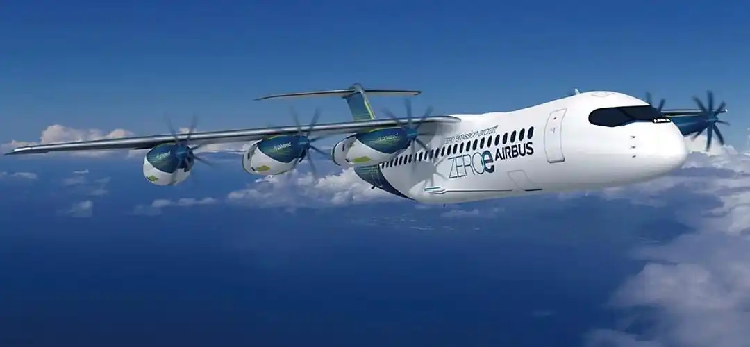 型涡扇发动机和使用氢燃料和燃料电池的混合动力系统的氢能飞机方案