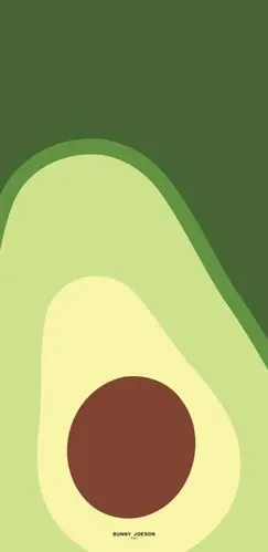 次元壁纸#绿色#牛油果