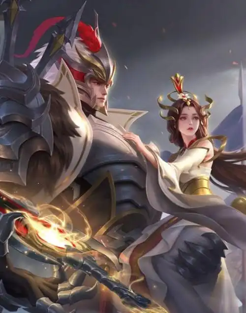 干将莫邪新皮肤:久胜战神,唯一变的就是旁边的老婆更美了