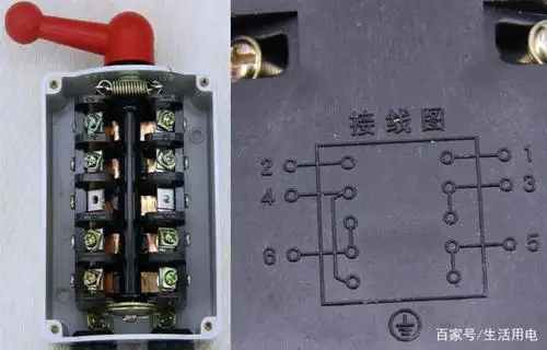 三相防水倒顺开关