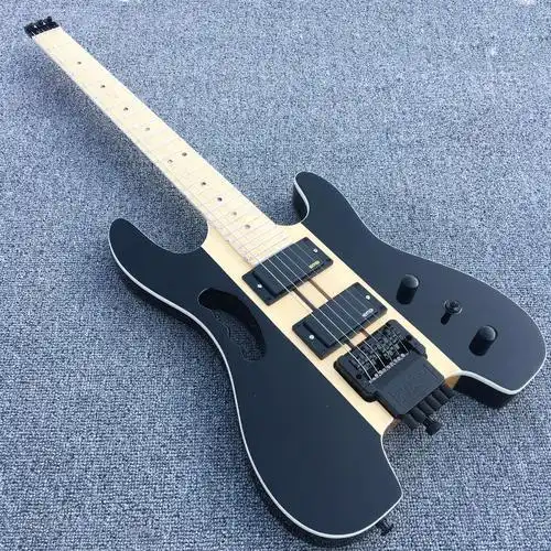 飞扬便携通体无头斯坦伯格电吉他 可定制颜色 可定做方形皮箱