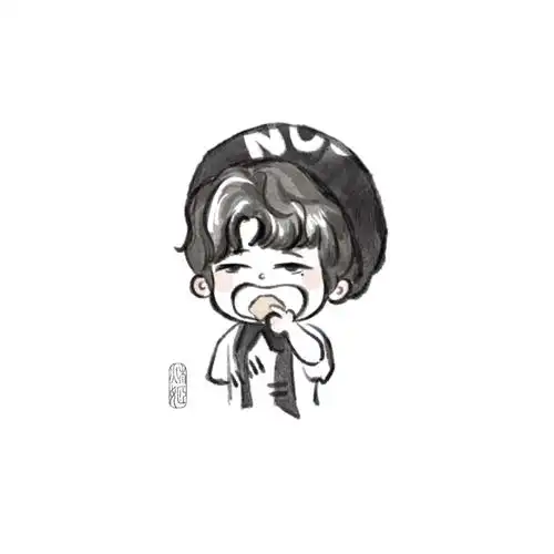 刘宇百变小甜c#97#刘宇国风美少年#六一限定之宇宇q版头像祝这溉