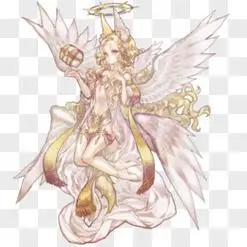 立绘动漫四翼天使女孩