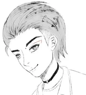 小鬼王琳凯卡通简笔画