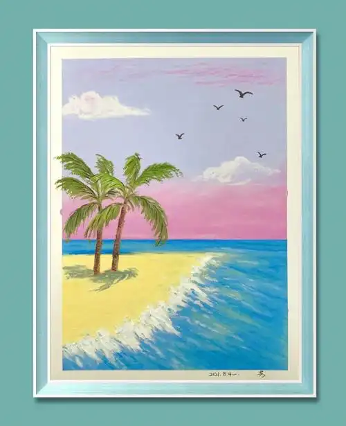 油画棒绘画原创第26张