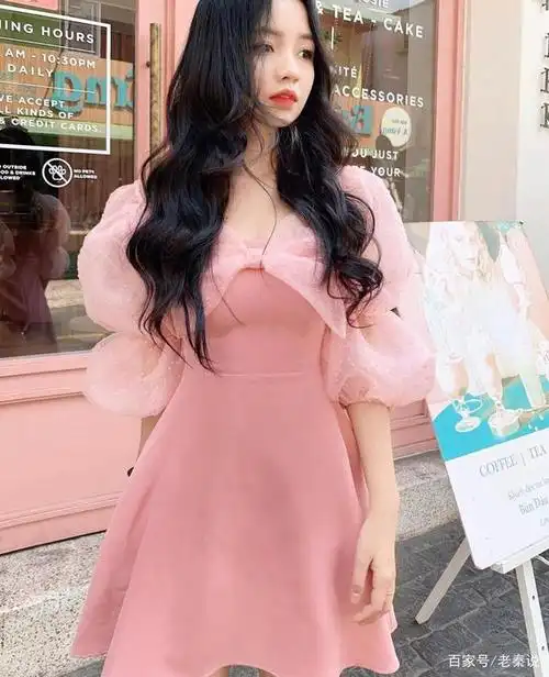 十几款粉色连衣裙,少女系的最爱,夏季小仙女们的首选穿搭