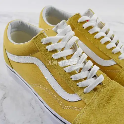 ksvans old skool 芥末黄 黄色 麂皮 韩系 红标 男鞋 休闲滑板鞋【vn0
