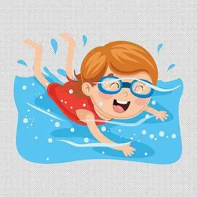卡通儿童游泳元素素材_游泳运动素材图片_10张素材图片_红动中国