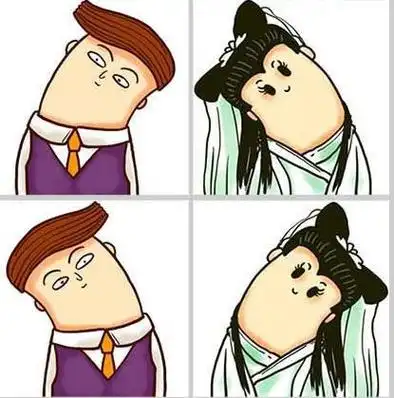 歪脖子卡通情侣头像大全牛游戏福利赶紧收藏