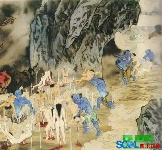 你若唆使她再嫁,或是为她牵线搭桥,那么你死后就会被打入剪刀地狱,剪