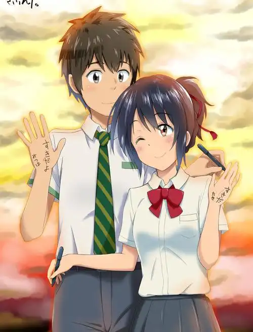 diy贴钻装饰画手工贴钻画你的名字卡通情侣校服钻石画