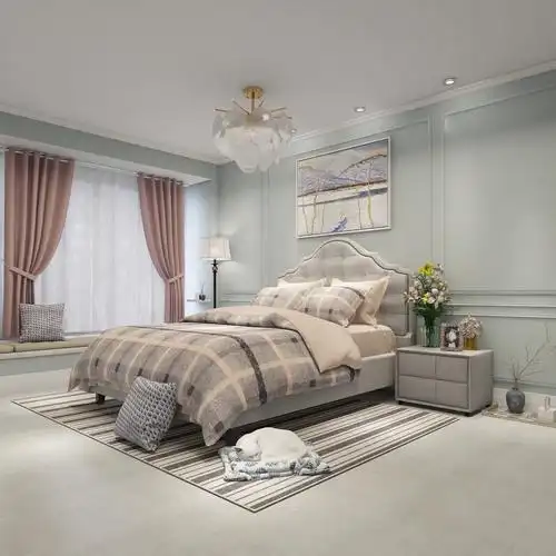 心情的颜色,属于年轻人美式卧室