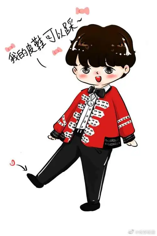 宝贝终于出关啦给你们带来一波卡通q版型小农是不是很心动呐@陈立农