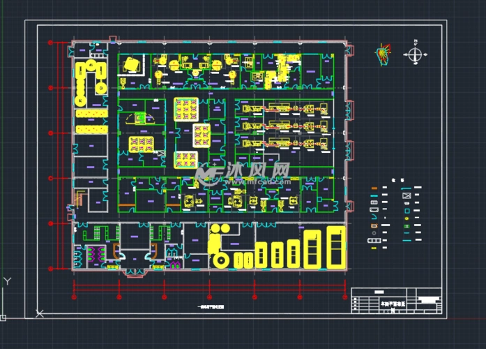 药品片剂胶囊车间设计平面布置图