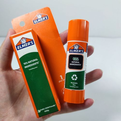艾默思elmers自然胶棒学生用手工固体胶棒8g/支儿童环保胶棒