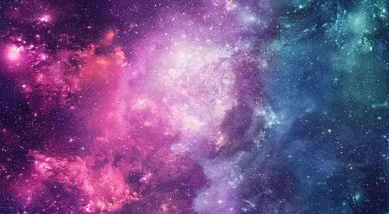 星地球空唯美梦幻璀璨星空星球海报banner背景渐变