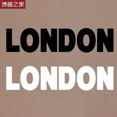 烫画之家伦敦潮牌图案london简约字母图案t恤定制热转印烫画