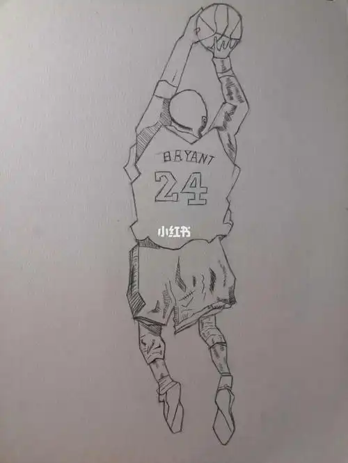 球衣简笔画科比24号球衣简笔画